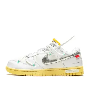 Nike Dunk Low X Off-White Lot 1 Foot Support Soft Sole Shoes