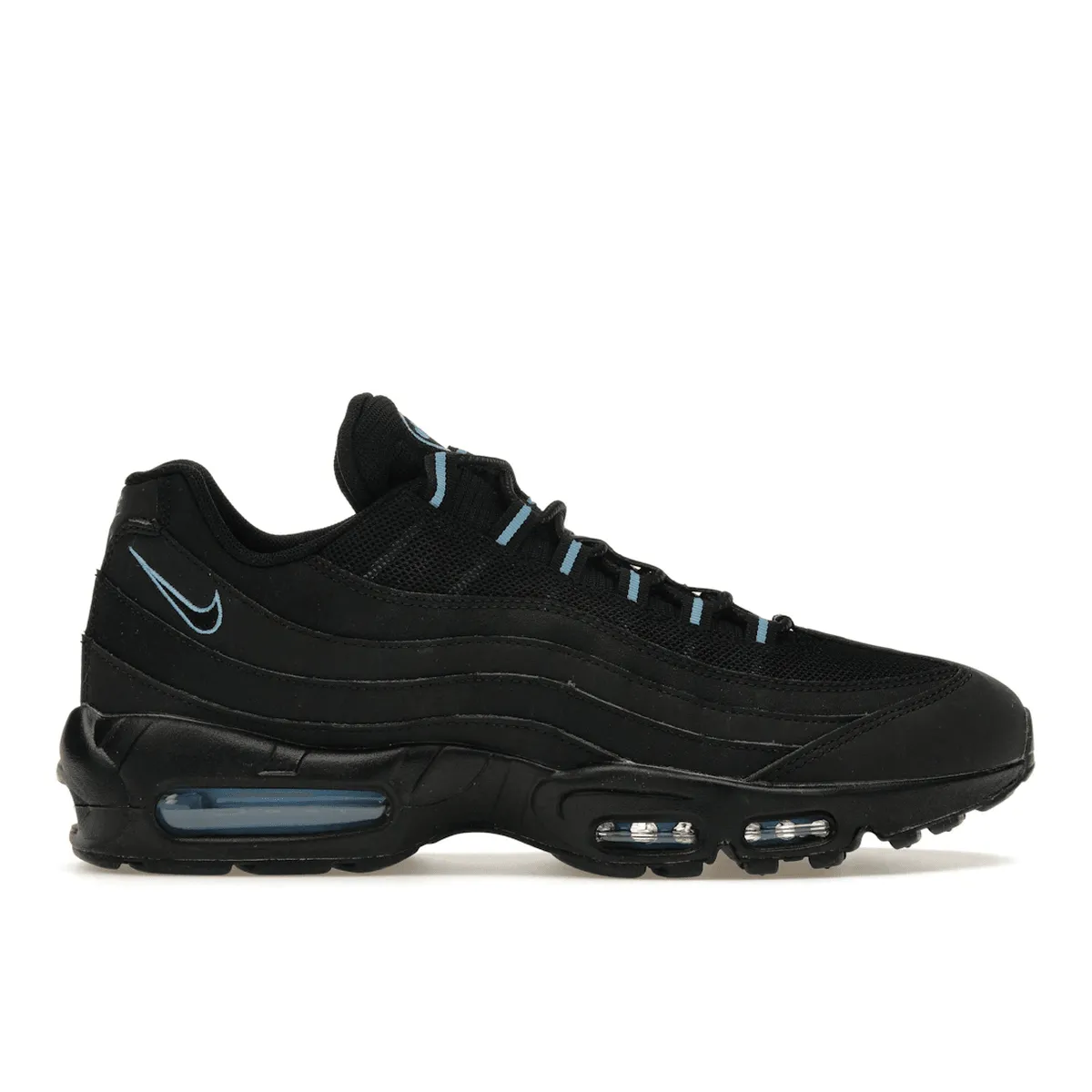 Comfortable Insole Nike Air Max 95 Black University Blue