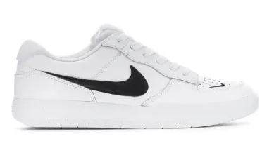 Motion Ready Sole Nike SB Force 58 Premium Shoe - White/Black