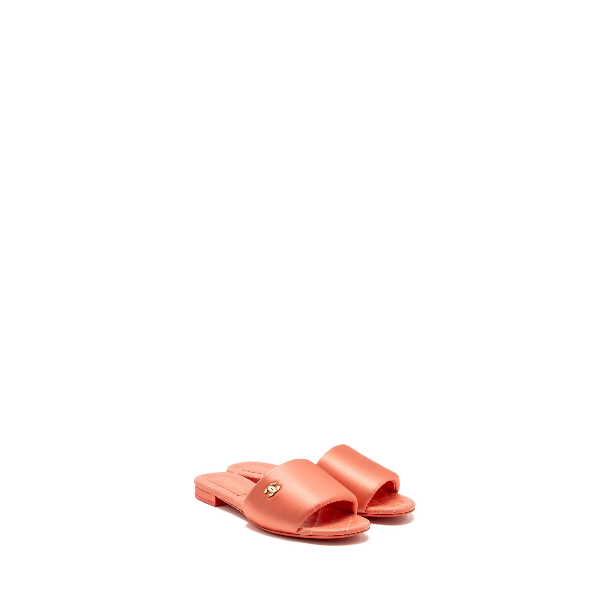 Move Free Chanel 22P Size 37 Mules/ Sandals Stain Pink
