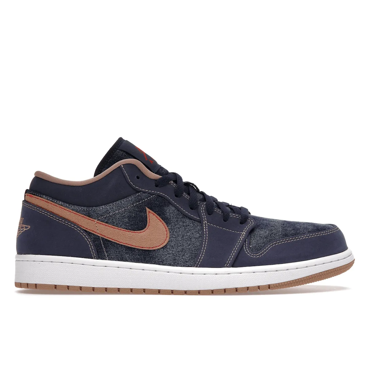 Multi Zone Pressure Air Jordan 1 Low Denim