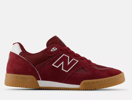 NB Numeric Tom Knox 600 Shoe - SPA (Burgundy/White) Reliable Grip