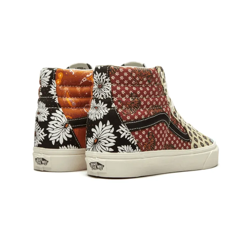Neon-Core [VN0A4BV61IO] UA SK8-Hi "Tiger Patchwork" Unisex Sneakers