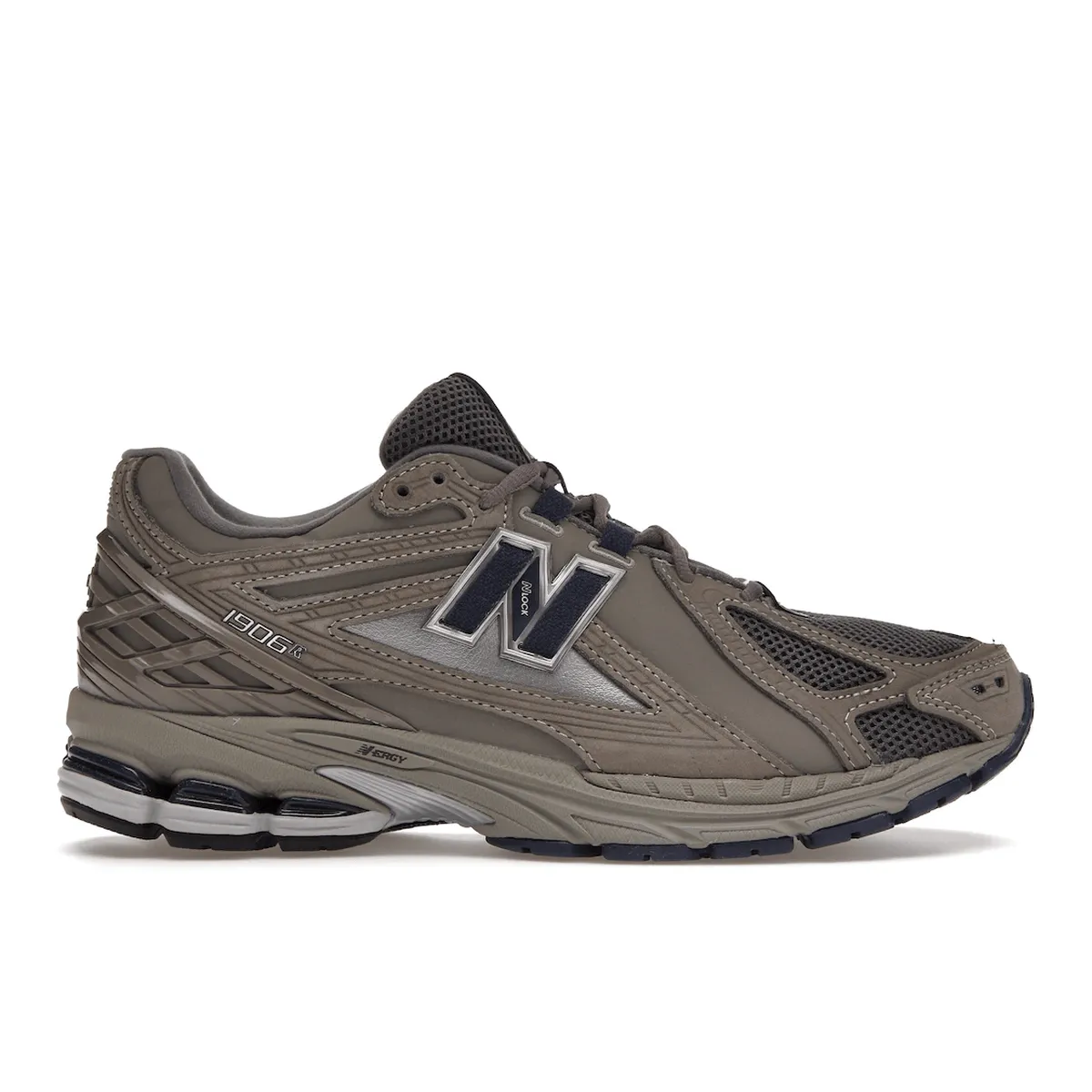 New Balance 1906R Grey Indigo heel - cup running shoes Mud run
