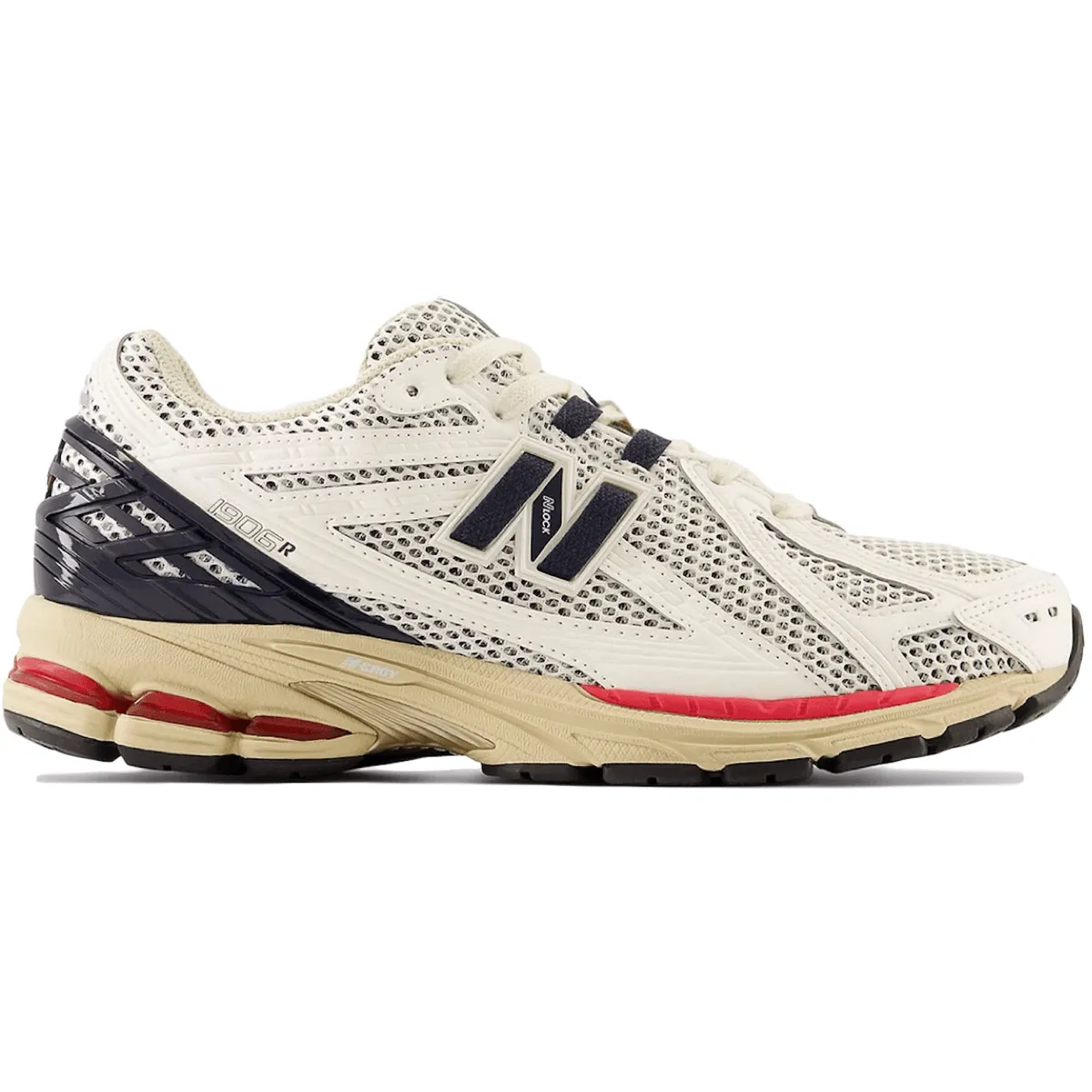 New Balance 1906R Sea Salt Eclipse True Red Soft Insole Material Design Technology