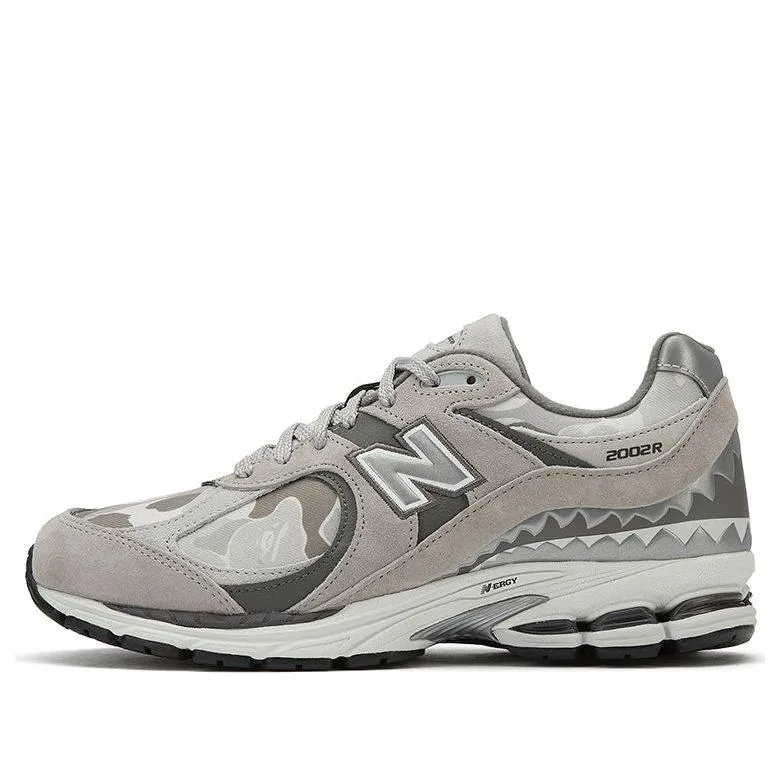 New Balance 2002 X Bape Apes Together Strong - Grey Camo training equipment racing - flats