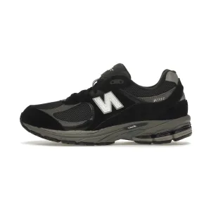 New Balance 2002R Black Dark Grey White Elegant Piece