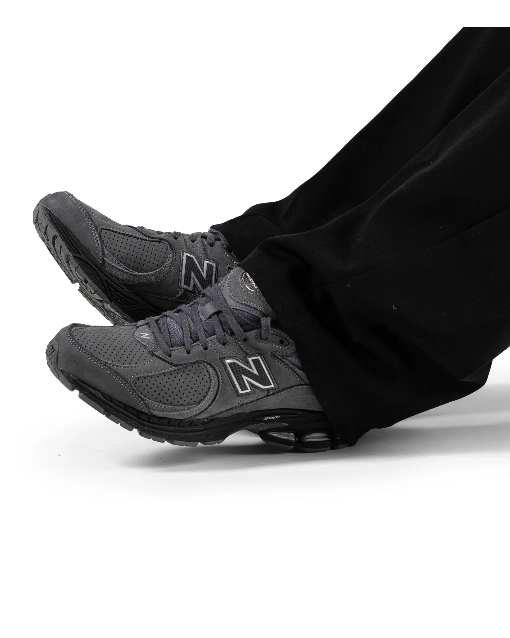 New Balance 2002R Castlerock Black Plush Lining