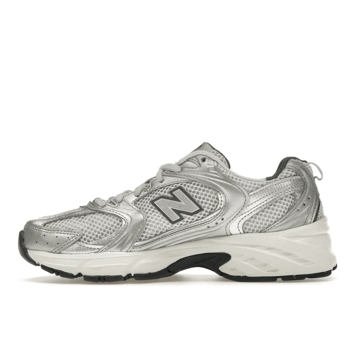 New Balance 530 Grey Matter Silver Metallic Comfort Mesh Shell