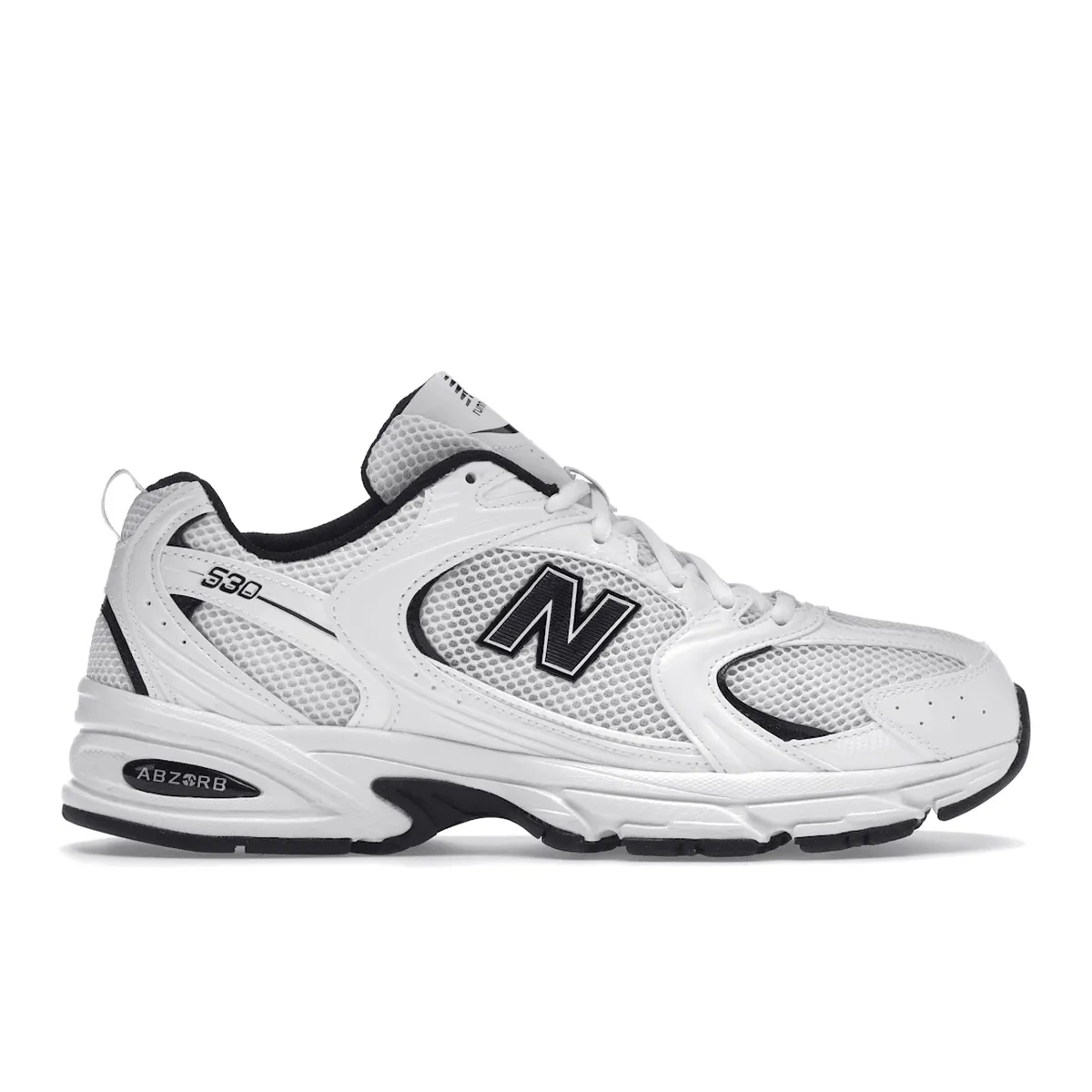 New Balance 530 White Black Details Unbeatable flexibility