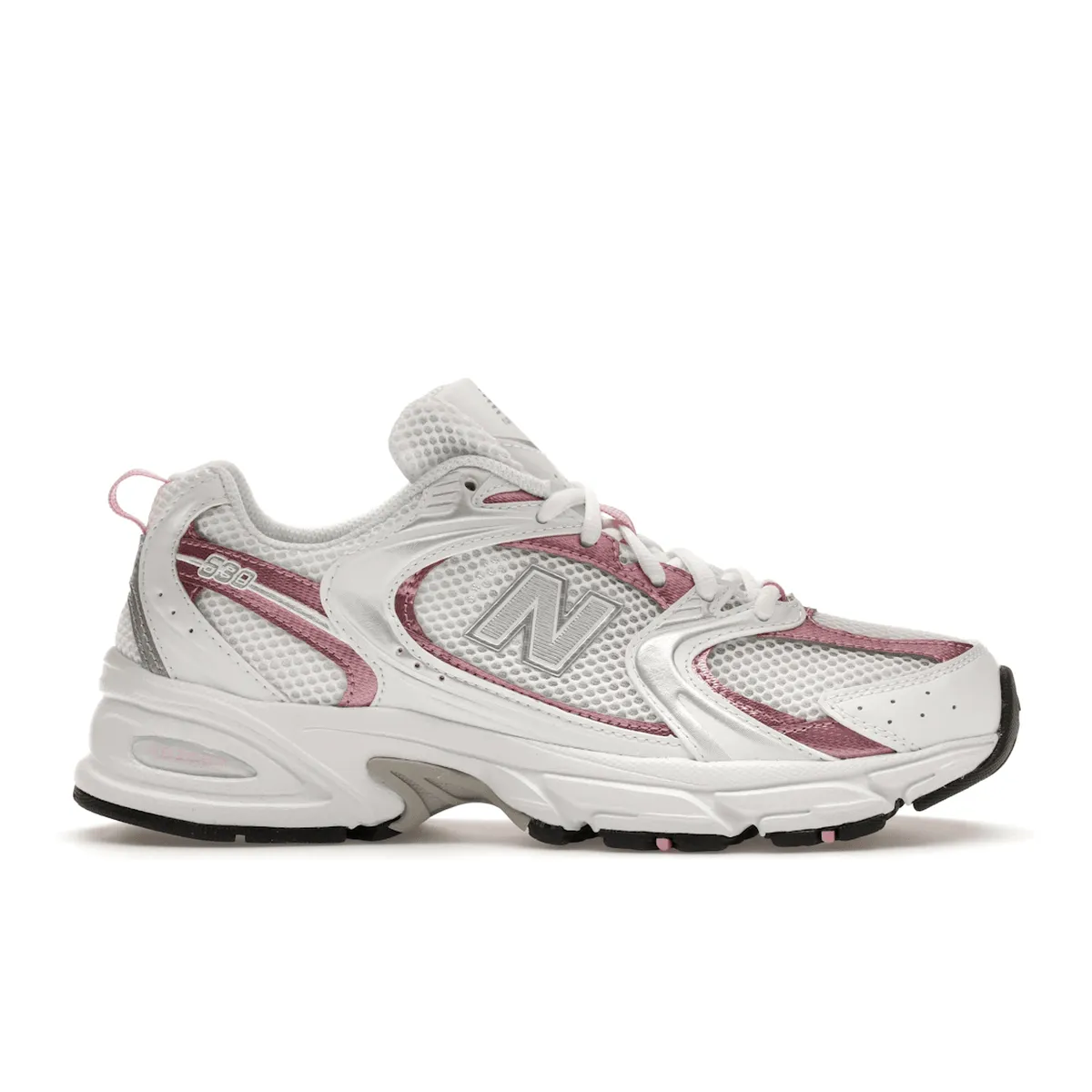 New Balance 530 White Pink Sugar Plush traction
