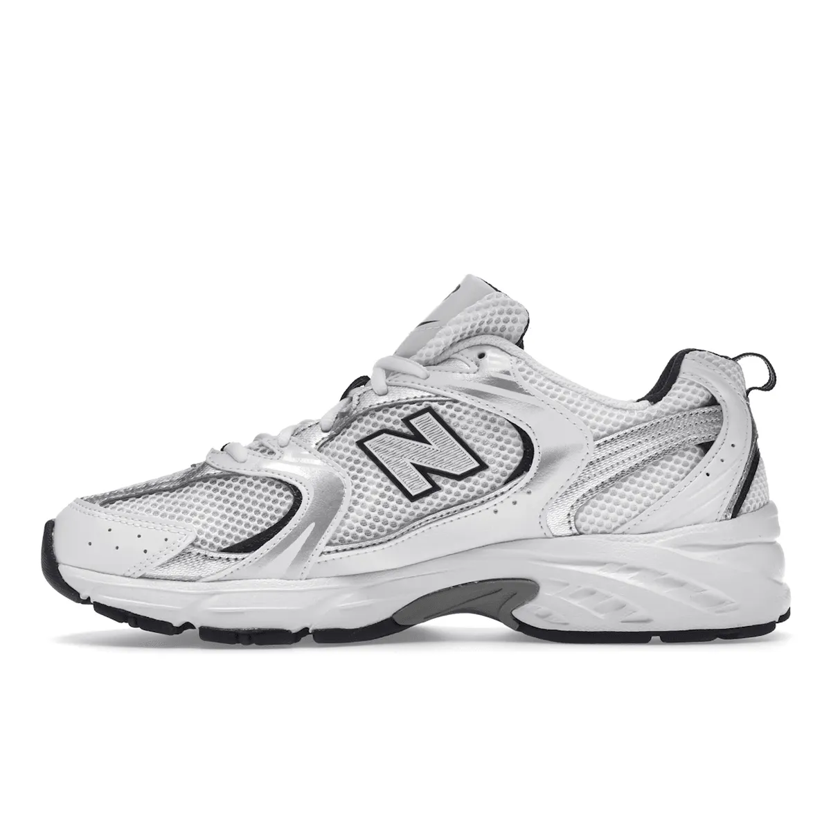New Balance 530 White Silver Navy Modern Look