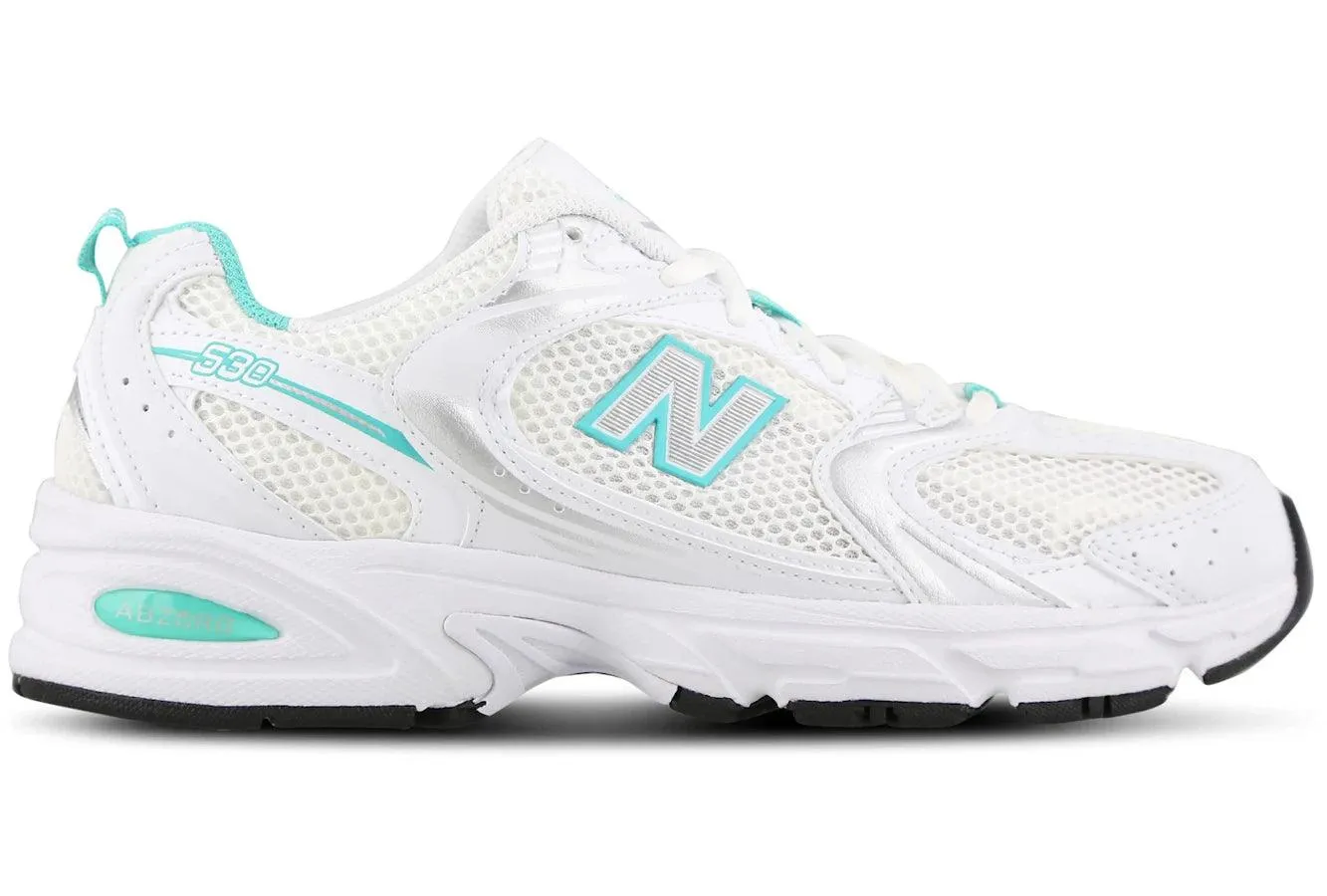 New Balance 530 White Teal Plush Touch
