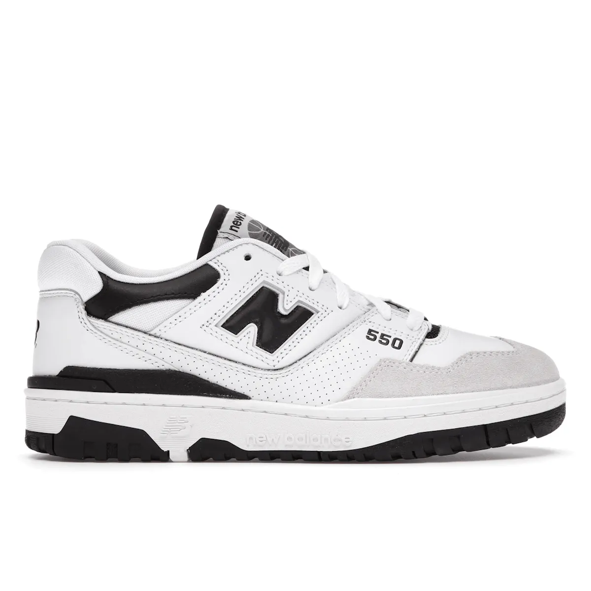 New Balance 550 Sea Salt Black No Rub Stitching