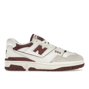 New Balance 550 Sea Salt Burgundy Foot Stability
