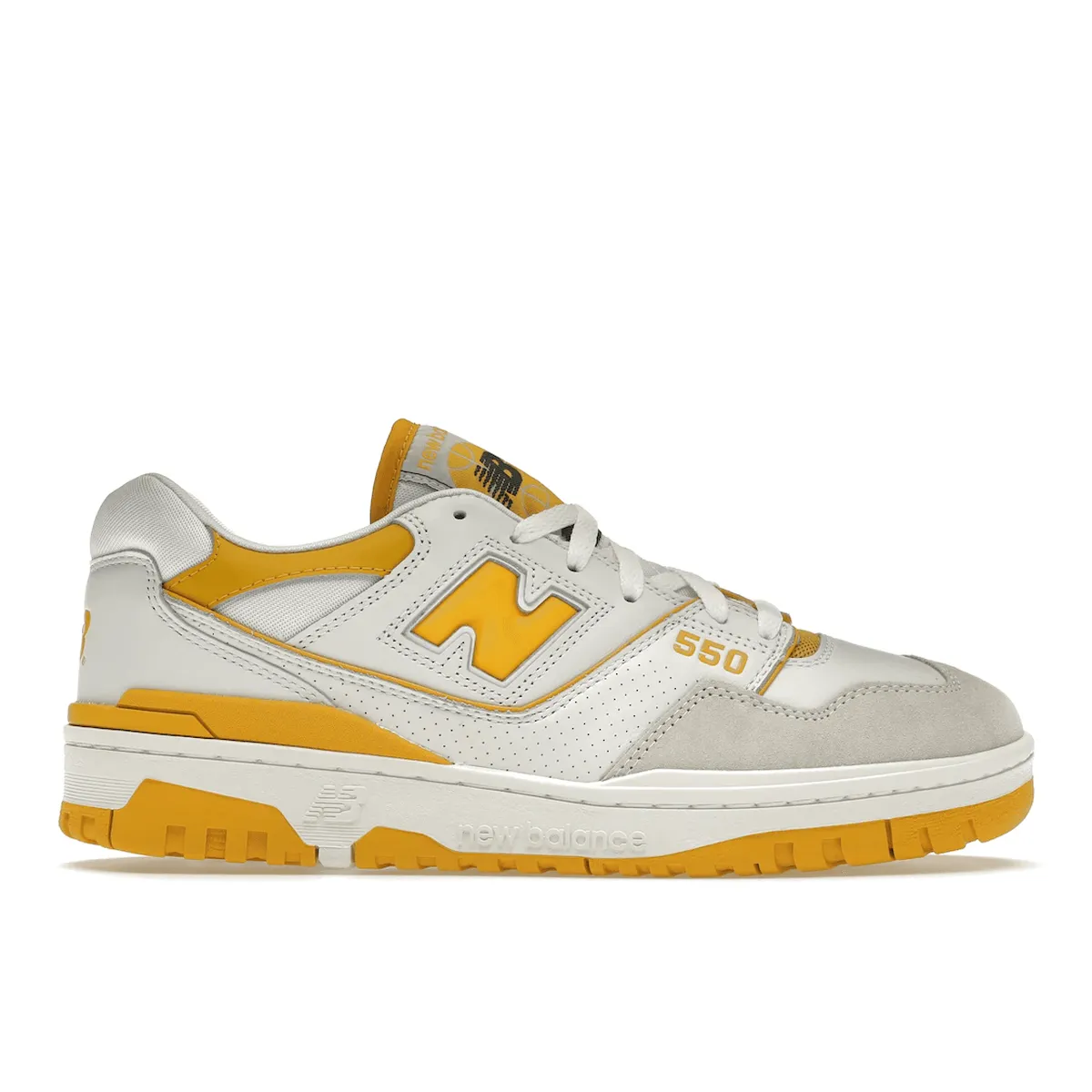 New Balance 550 Sea Salt Varsity Gold All Walk Ready