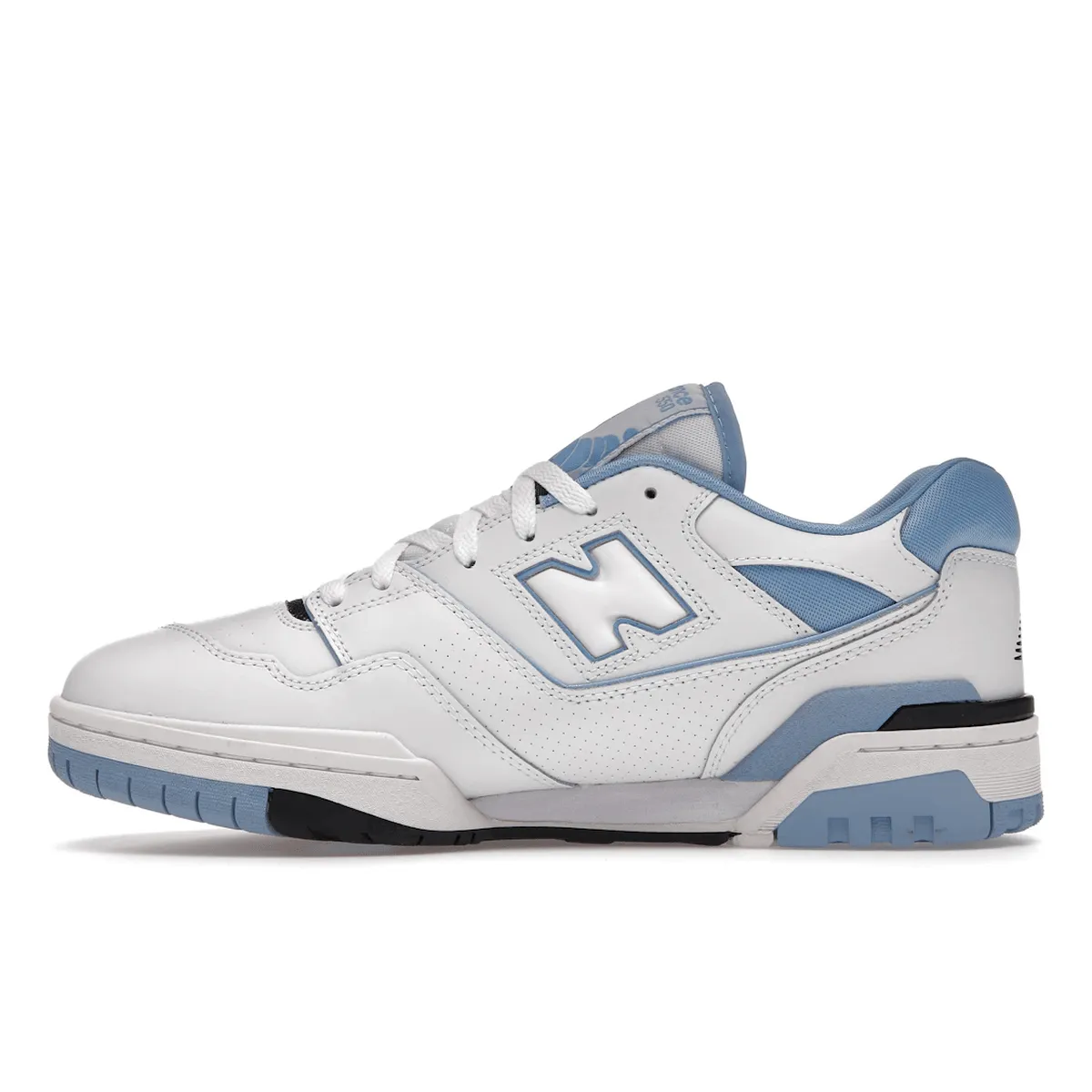 New Balance 550 UNC White University Blue Rugged Build