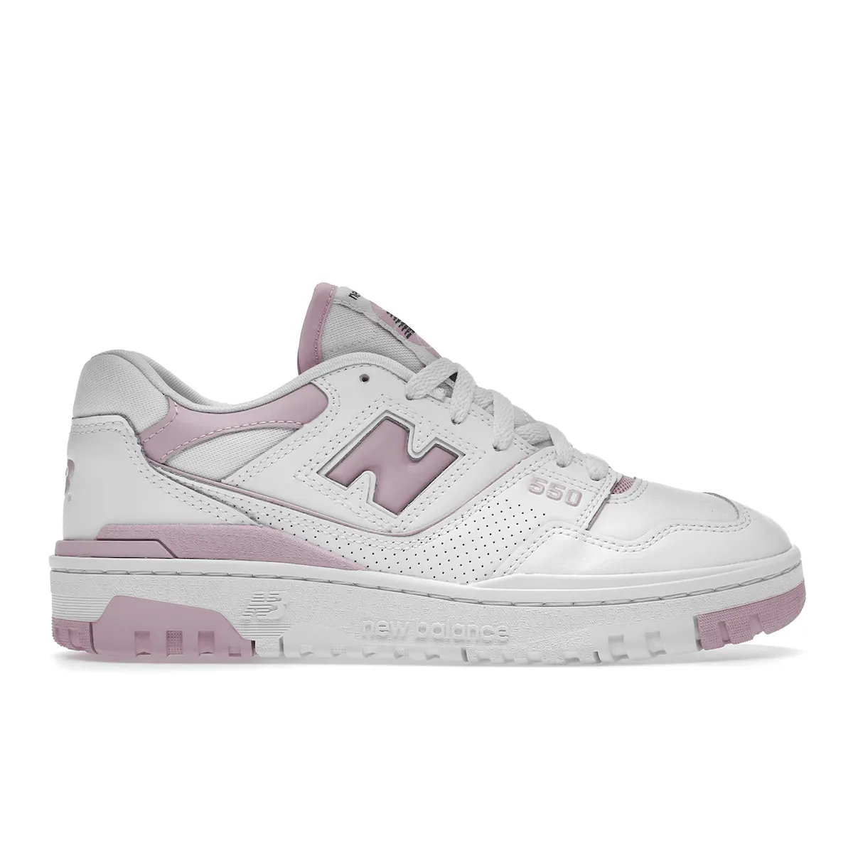 Support Base Distinctive cushioning New Balance 550 White Bubblegum Pink