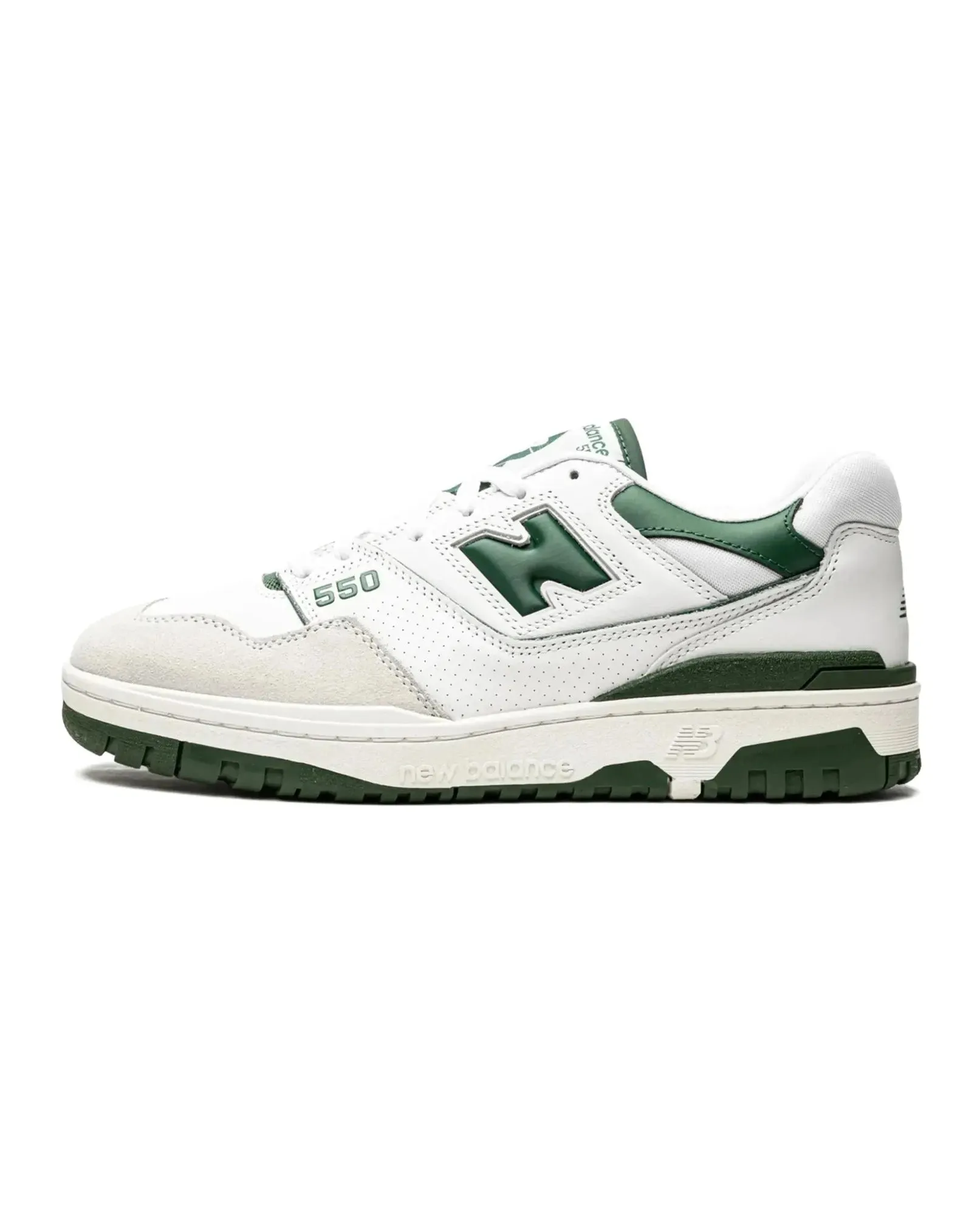 New Balance 550 White Green Anti Slip Footwear Comfort Essentials