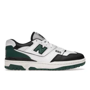 New Balance 550 White Green Black Athletic Appeal Flex Grip