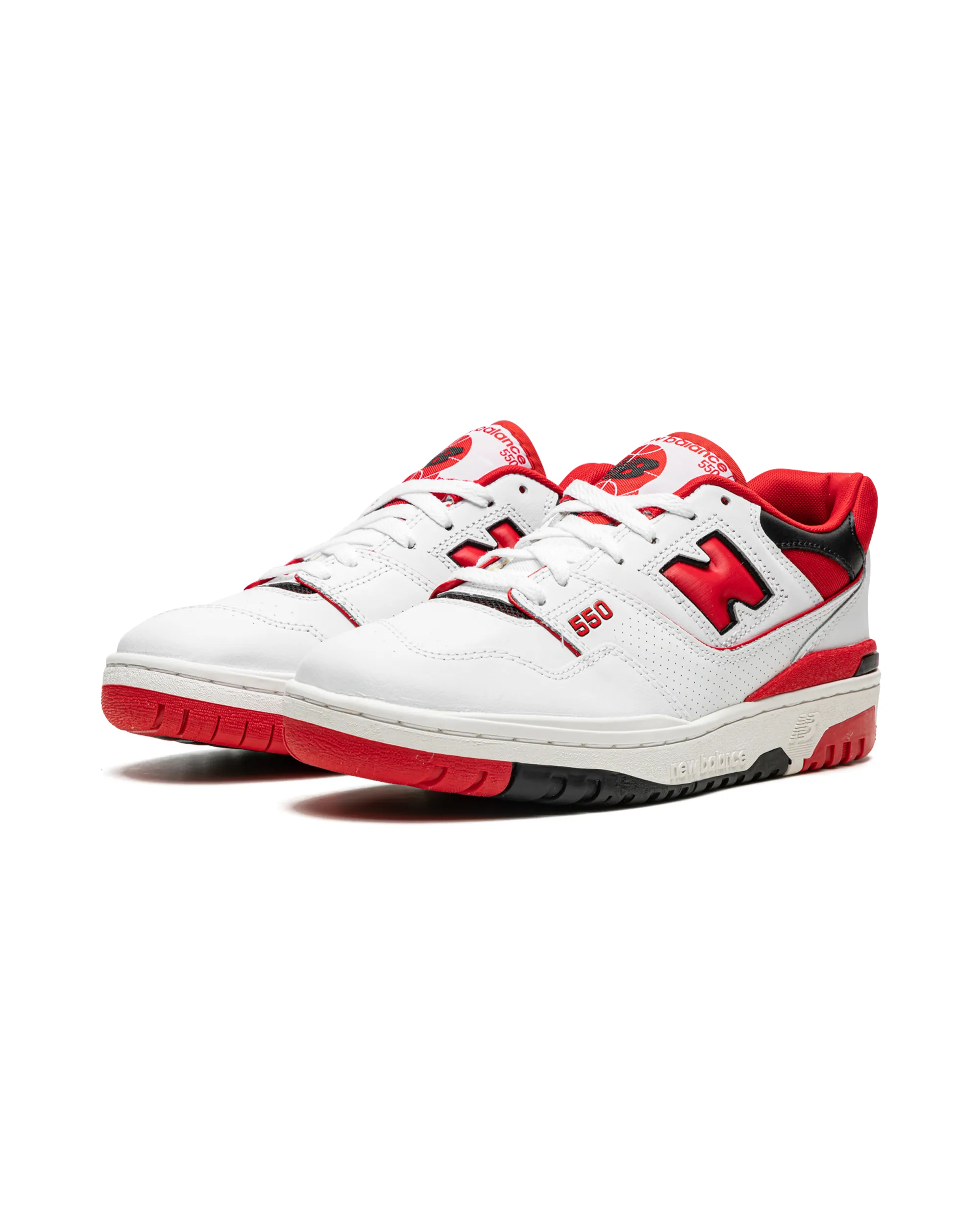 New Balance 550 White Red Quick - Movement