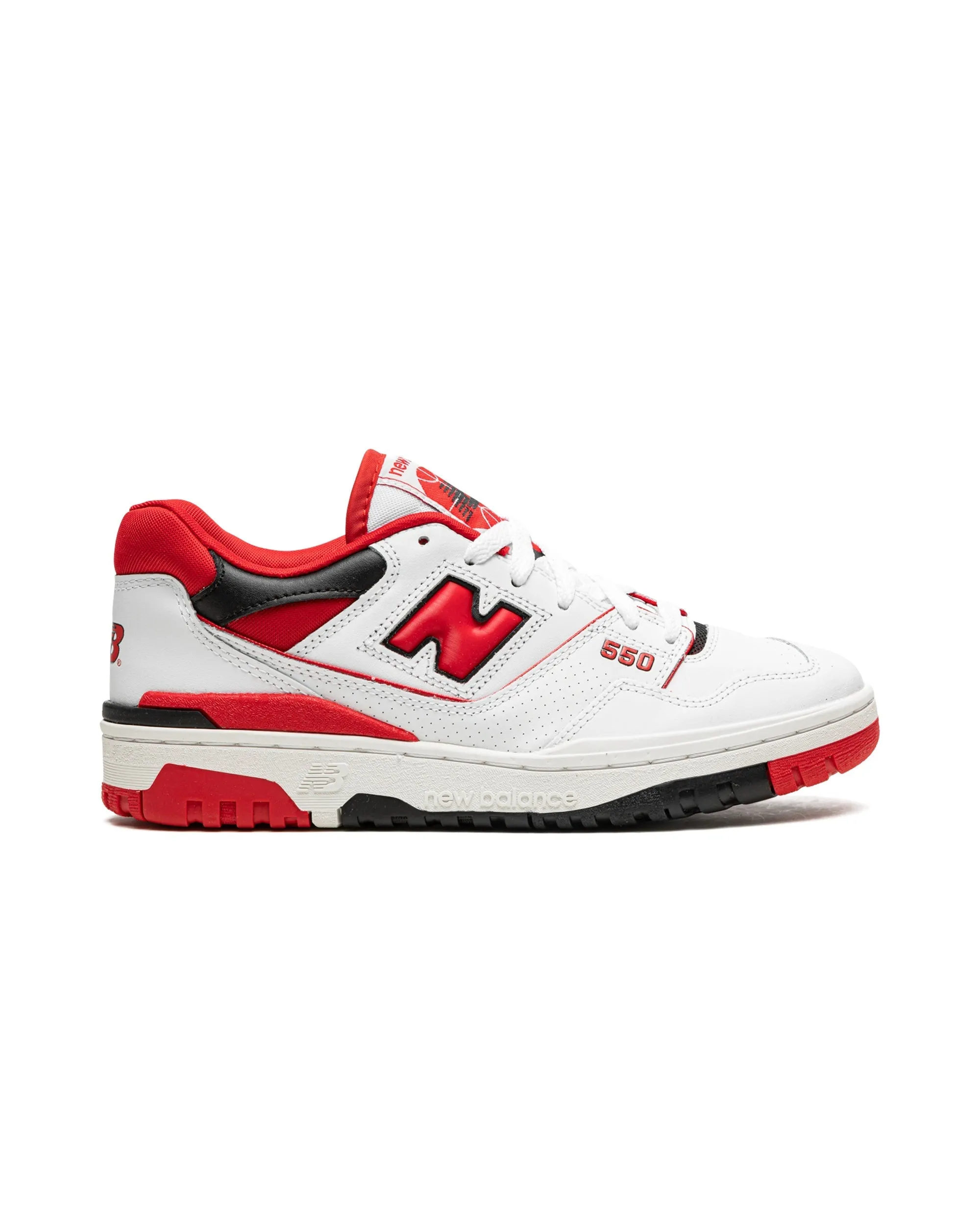 multi-purpose material adjustable material New Balance 550 White Red