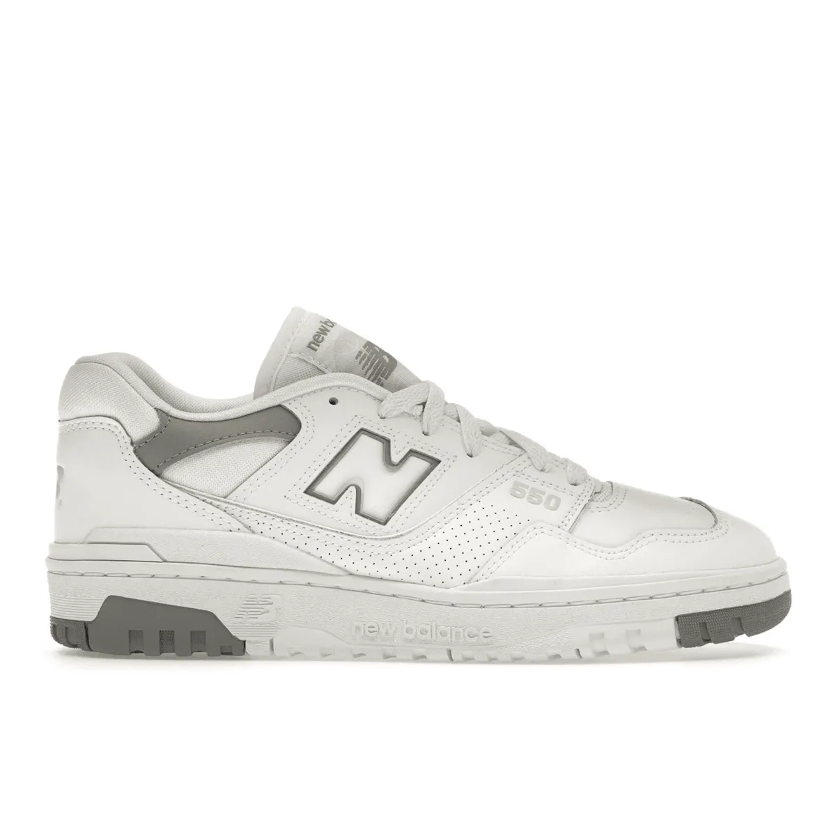 Running Pace New Balance 550 White Shadow Grey