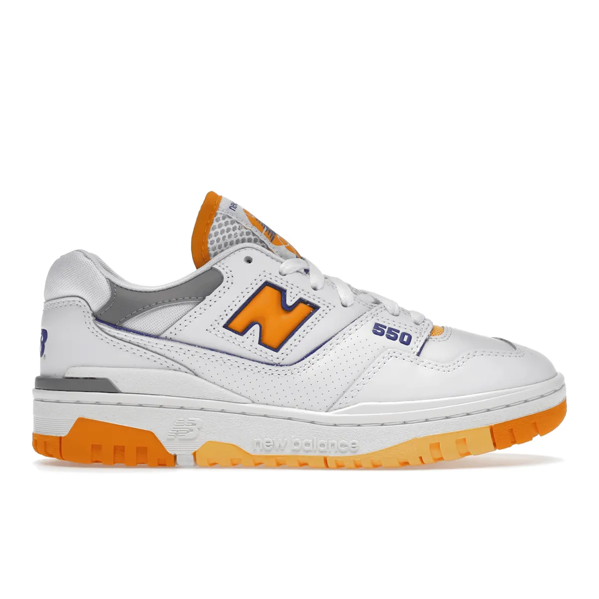 New Balance 550 White Vibrant Orange Secure Design