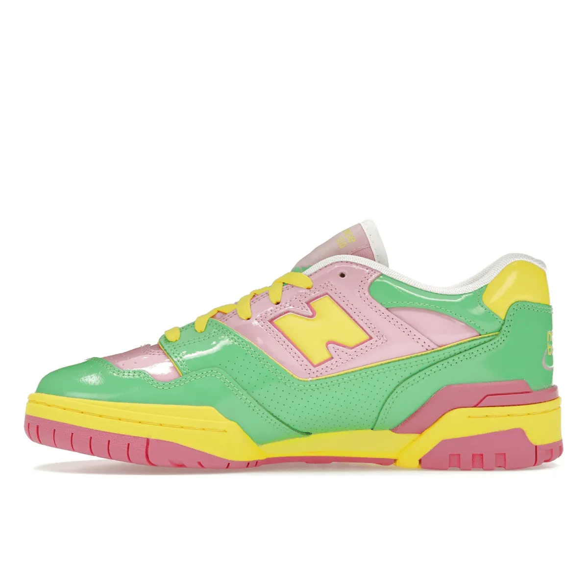 New Balance 550 Y2K Patent Leather Pack Pink Green Comfort Feel