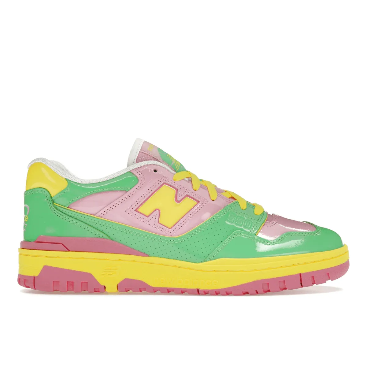 Fitness Performance New Balance 550 Y2K Patent Leather Pack Pink Green