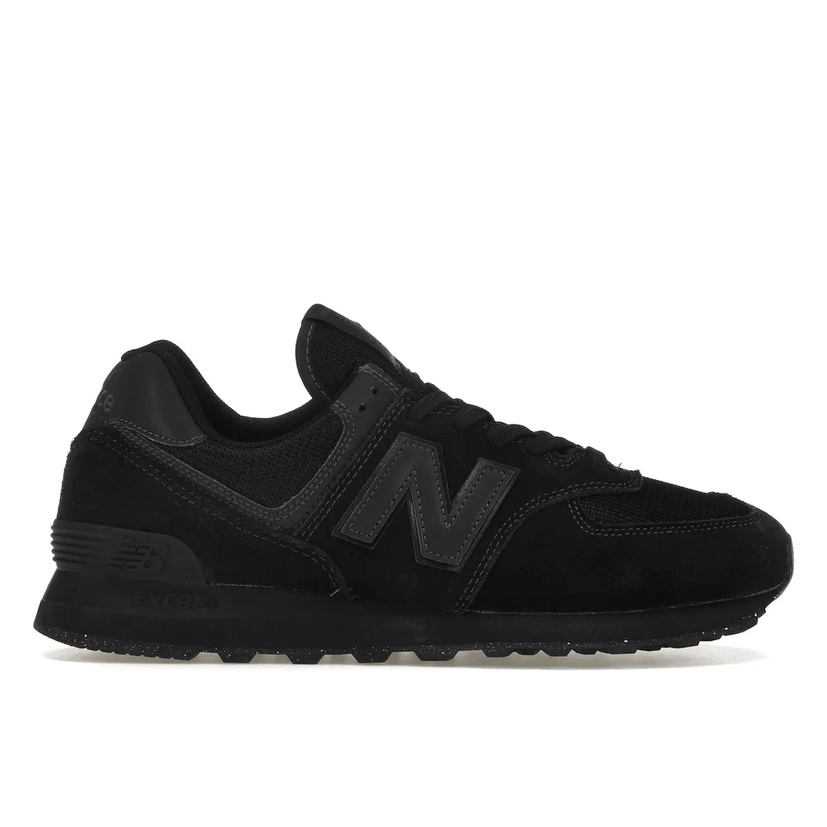 New Balance 574 Triple Black Casual traction