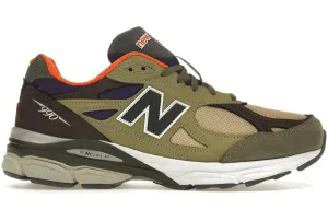 New Balance 990v3 MiUSA Teddy Santis Khaki Orange market - competitiveness