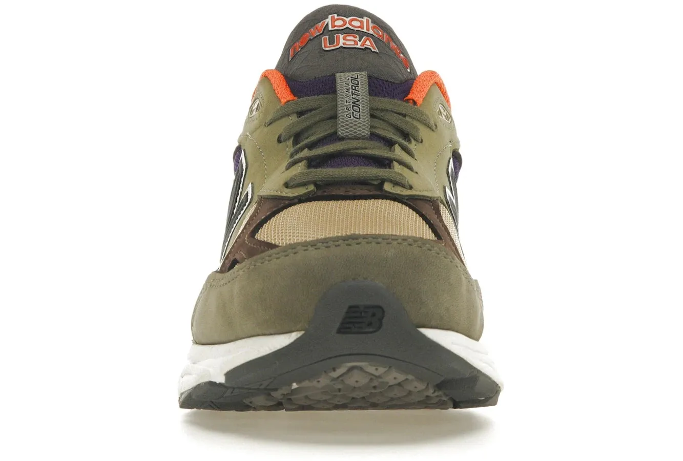 New Balance 990v3 MiUSA Teddy Santis Khaki Orange Perfect Fit