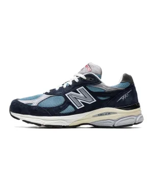 New Balance 990v3 X Teddy Santis Navy Castlerock party - themed running option form - fitting running gear