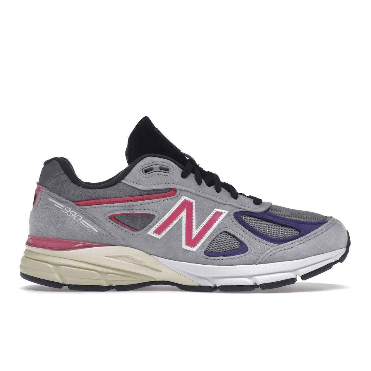 Race day sweat - wicking running shoes New Balance 990v4 Kith United Arrows & Sons