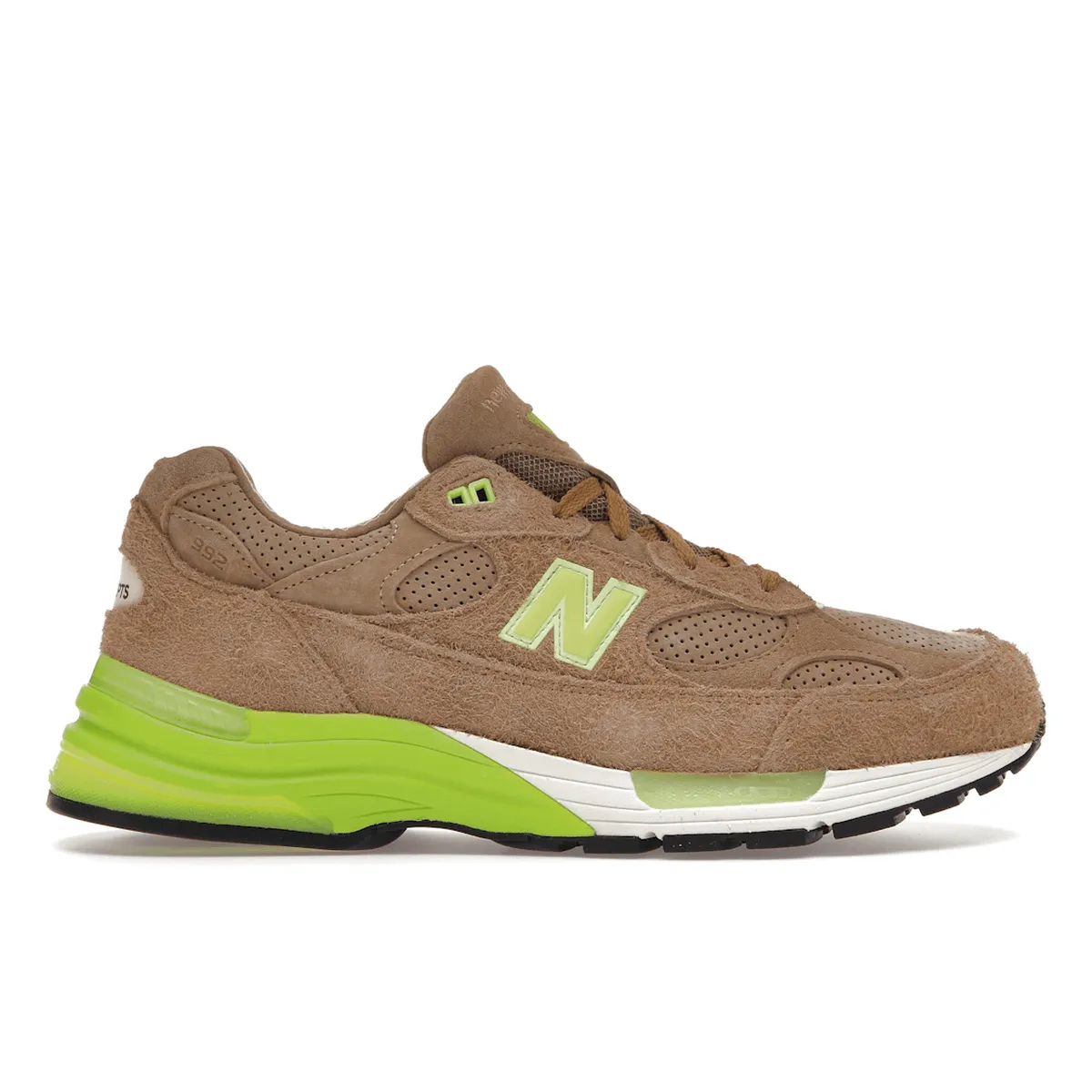 Adjustable Laces Structured grip New Balance 992 Concepts Low Hanging Fruit