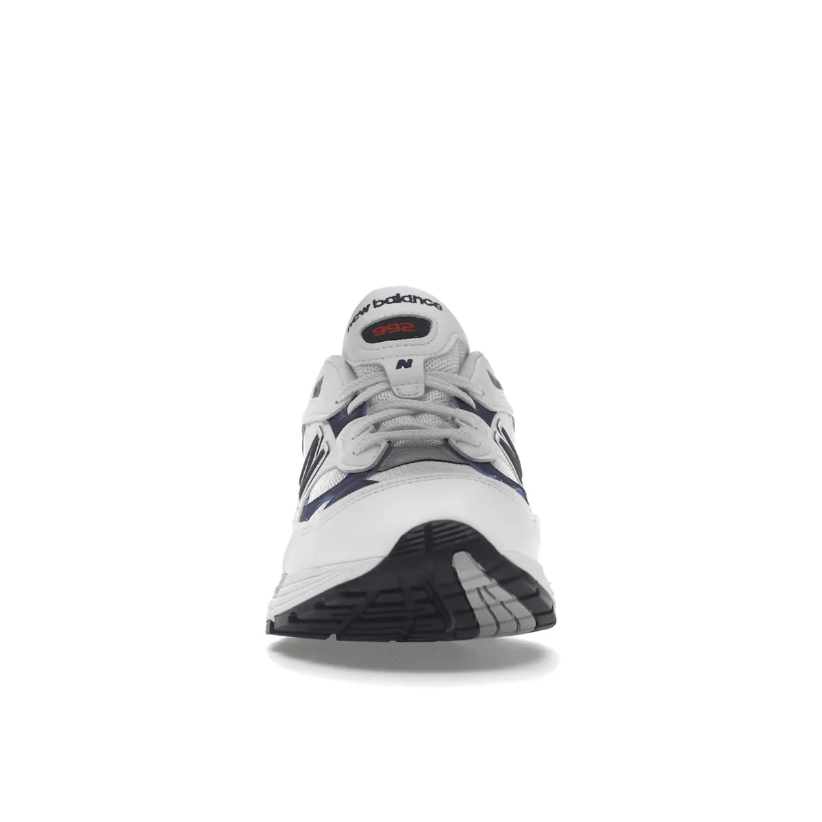 New Balance 992 White Navy Cushioned Sole
