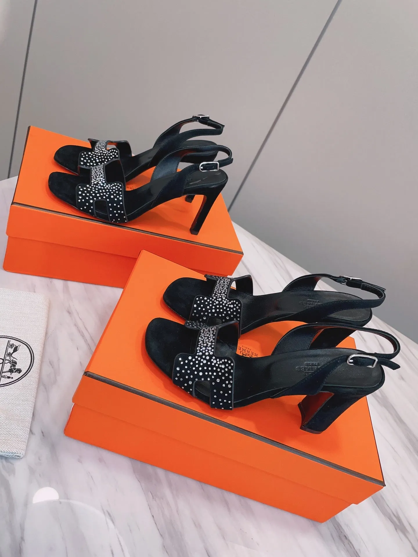 New Hermes HIGH HEELS 003 synthetic leather