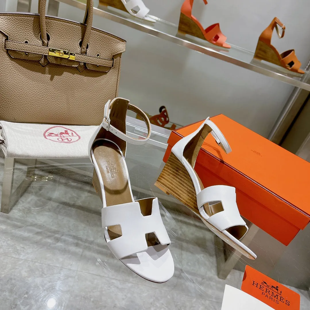 New Hermes HIGH HEELS 082 Beige Heels