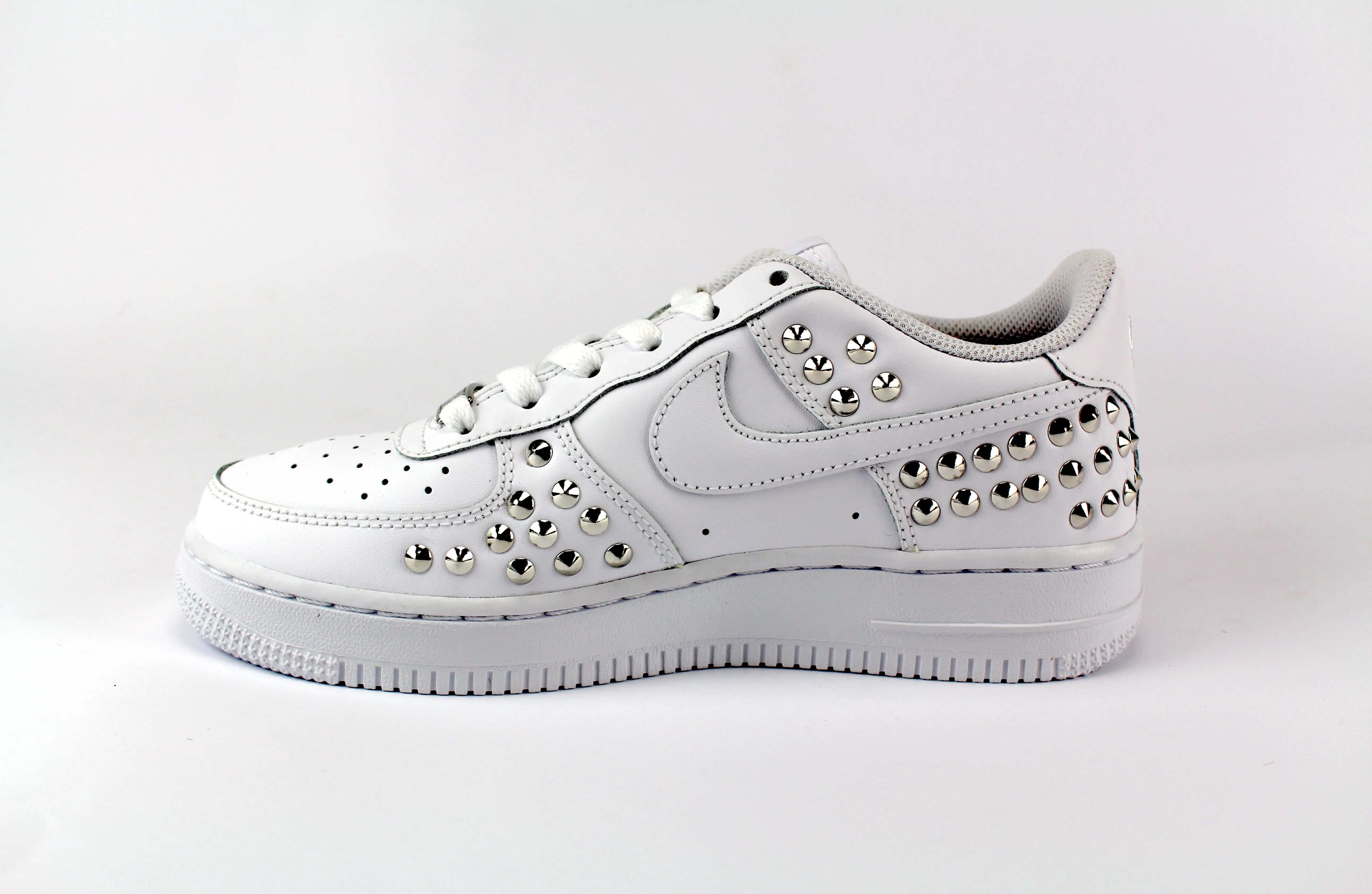 Nike Air Force 1 Borchie silver Flexible Wear