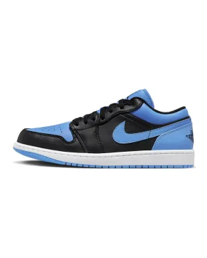 Nike Air Jordan 1 Low Black University Blue Vibrant sole