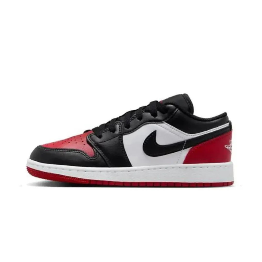 Nike Air Jordan 1 Low Bred Toe 2.0(GS) Speed Movement