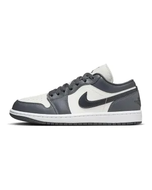 Pu Upper City Hustler Nike Air Jordan 1 Low Dark Grey