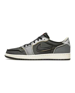 Breathable Upper Cushioned Insole Nike Air Jordan 1 Low OG EX Black Smoke Grey