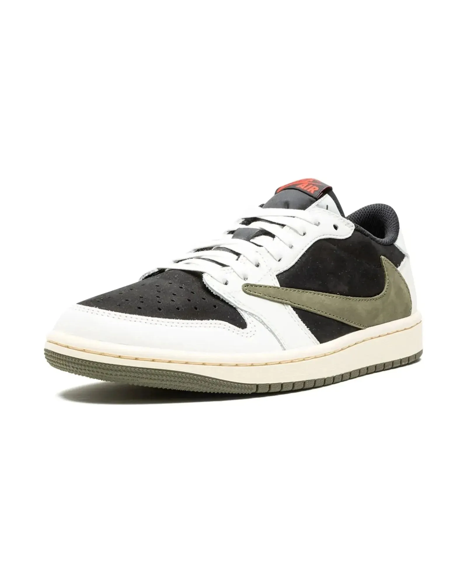 Nike Air Jordan 1 Low SP X Travis Scott Olive Layered construction