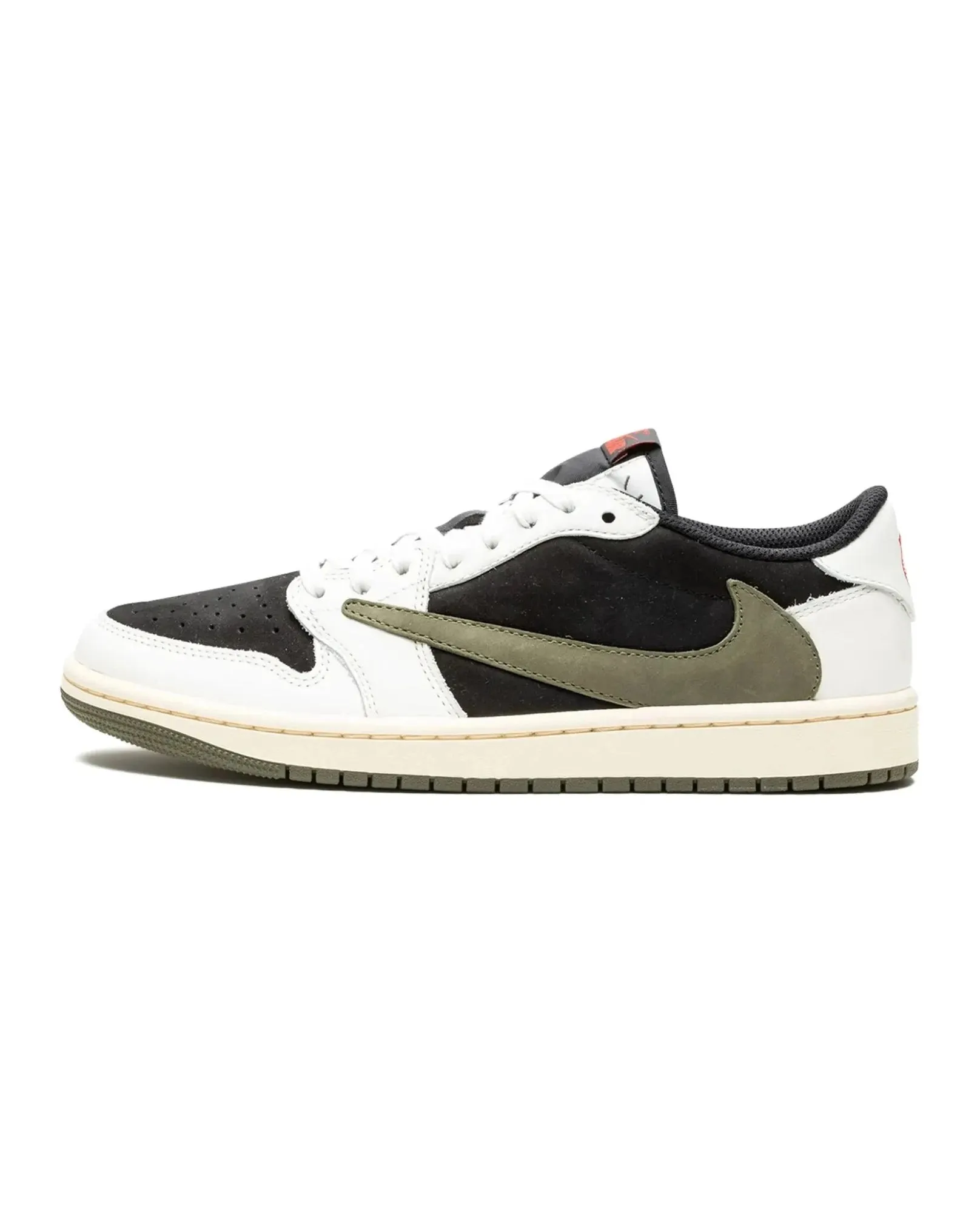 Nike Air Jordan 1 Low SP X Travis Scott Olive Layered construction