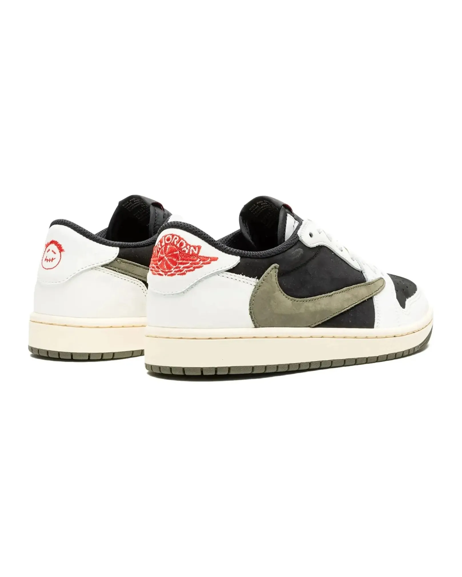 Nike Air Jordan 1 Low SP X Travis Scott Olive Layered construction