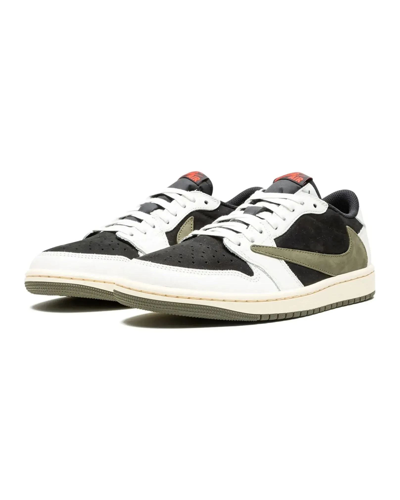 Nike Air Jordan 1 Low SP X Travis Scott Olive Layered construction
