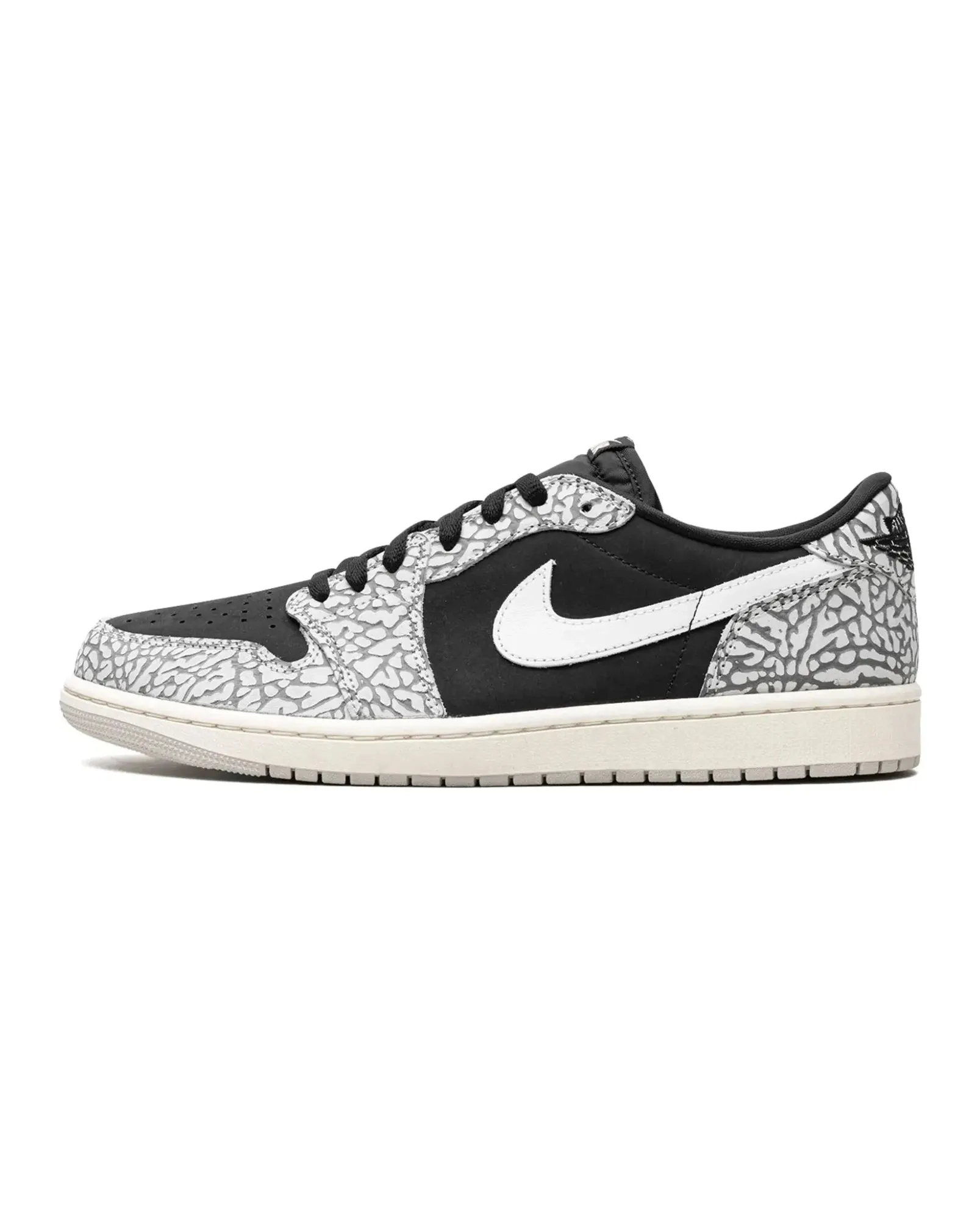 Nike Air Jordan 1 Retro Low OG Black Cement Unbeatable Traction