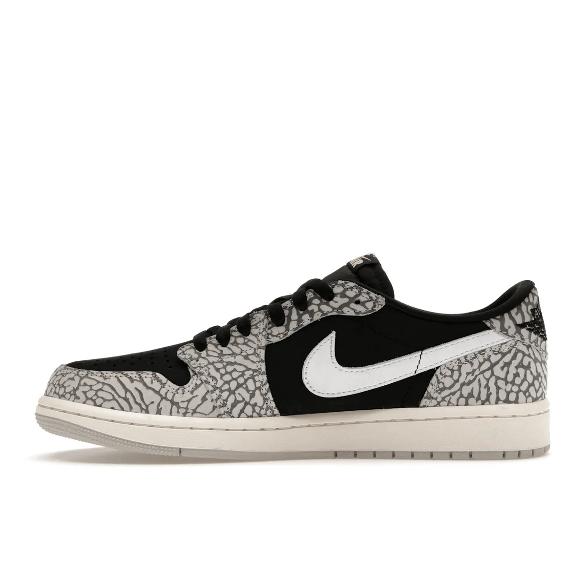 Nike Air Jordan 1 Retro Low OG Black Cement Unbeatable Traction